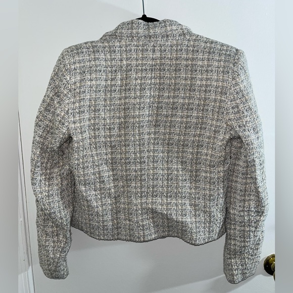 Zara Women's Classic Tweed Blazer - Picture 5 of 13